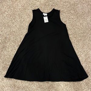 Thyme & Honey Black swing dress/size Medium